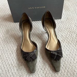 Ann Taylor Bianca Loden Suede Heel